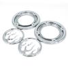 Americruise Motorcycle Rear Speaker Grills Trim Cover (Chrome Flame Style) for Harley Touring Electra Street Glide & Trike 1996-2013 (Flame Rear)