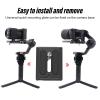 Quick Release Baseplate QR Plate for RS2 RSC2 RS3 Pro Gimbal Stabilizer Standard Camera Tripod Ballhead Base Camera Stabilizer Accessories(Standard Version) view 2