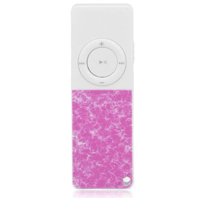 Mp3 Player, Slim Classic Multifunction MP3 Music Player, 180mAh Noise Reduction Portable HiFi MP3 Player, Up to 64GB (Purplish Red)