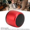 Sanpyl Mini Bluetooth Speaker, Portable Speakers with HD Sound Heavy Subwoofer, USB Rechargeable Small Tiny Speaker for Outdoor Indoor (Red) view 2