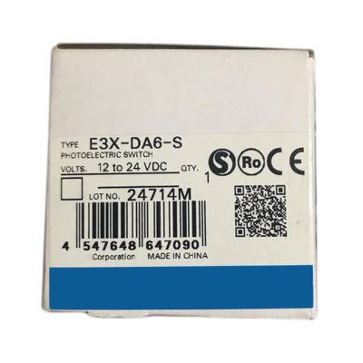 E3X-DA6-S Digital Fiber Amplifier E3XDA6S Sealed in Box 1 Year Warranty