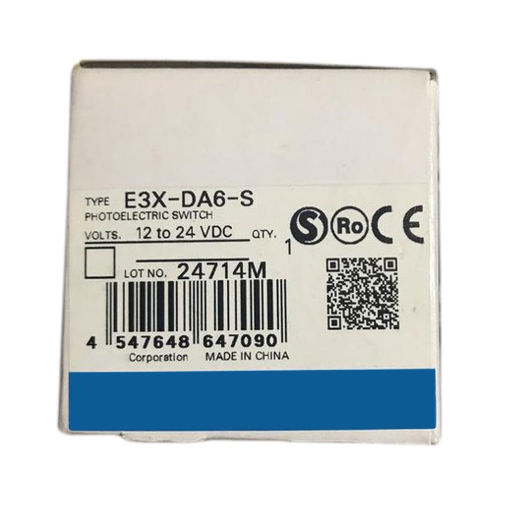 E3X-DA6-S Digital Fiber Amplifier E3XDA6S Sealed in Box 1 Year Warranty