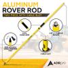 AdirPro Aluminum GPS Rover Rod  2m 2-Piece Design GPS Pole (Yellow), & Adir Aluminum Bipod with Thumb Screw Head (Yellow) Bundle view 3