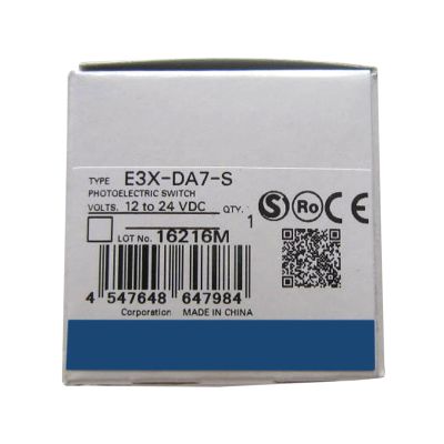 E3X-DA7-S Digital Fiber Amplifier E3XDA7S Sealed in Box