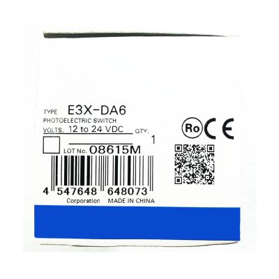 E3X-DA6 Digital Fiber Amplifier E3XDA6 Sealed in Box 1 Year Warranty