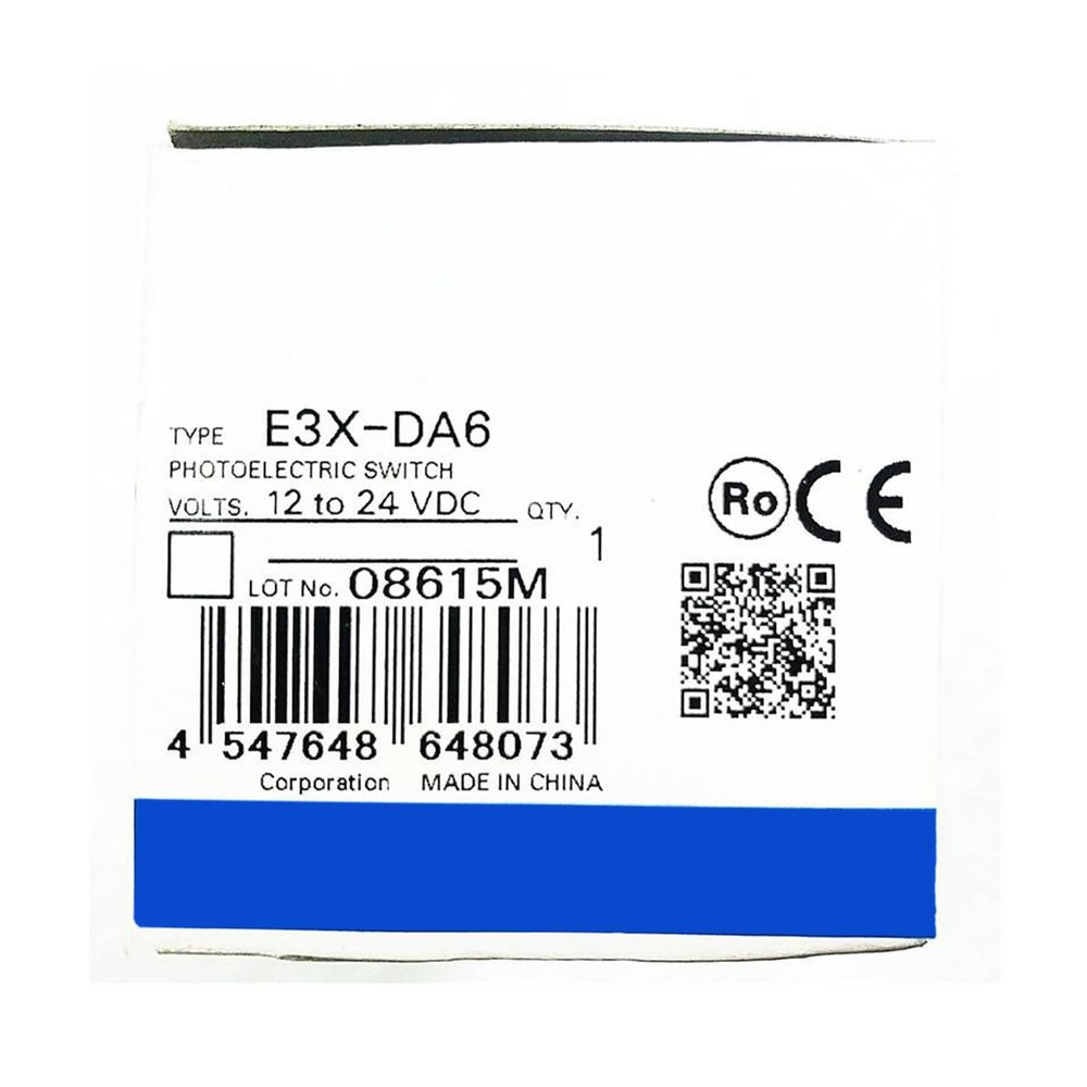 E3X-DA6 Digital Fiber Amplifier E3XDA6 Sealed in Box 1 Year Warranty