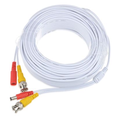 Jantoy 100ft White BNC Video Power Wire Cord Replacement for Camera Cable SDS-P3042 SDS-P4042