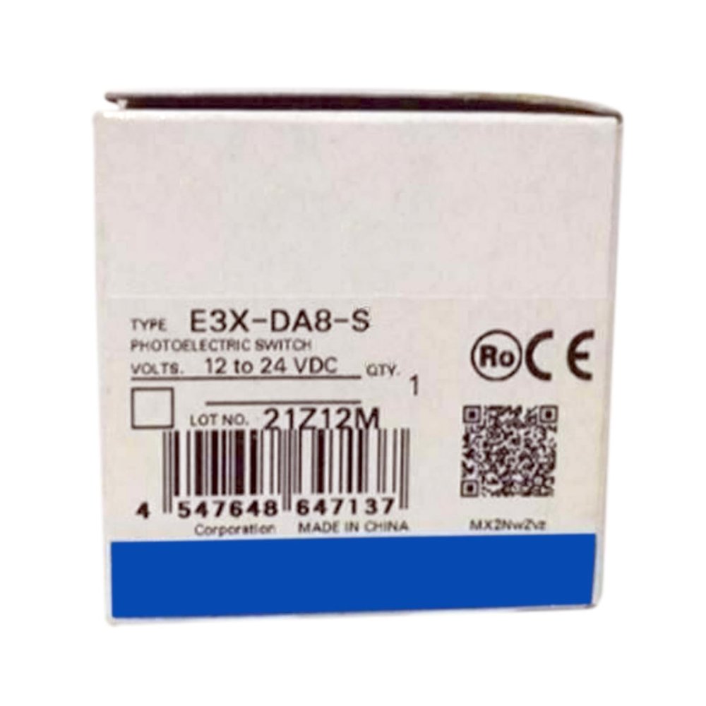 E3X-DA8-S Digital Fiber Amplifier E3XDA8S Sealed in Box 1 Year Warranty