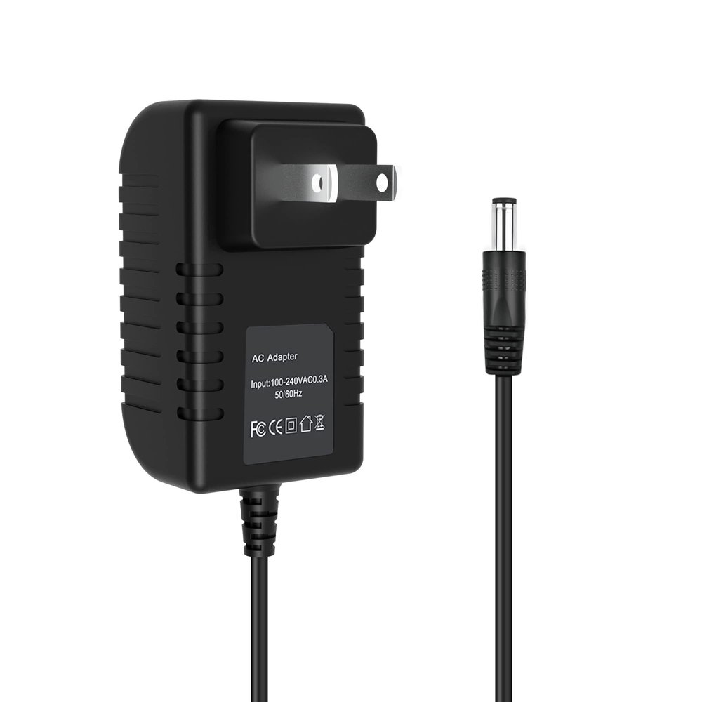 J-ZMQER 6V DC Adapter Compatible with Nobsound NS-08E NS08E NS-08 Vacuum Tube Integrated Amplifier Mini Audio HiFi Stereo Headphone Amp