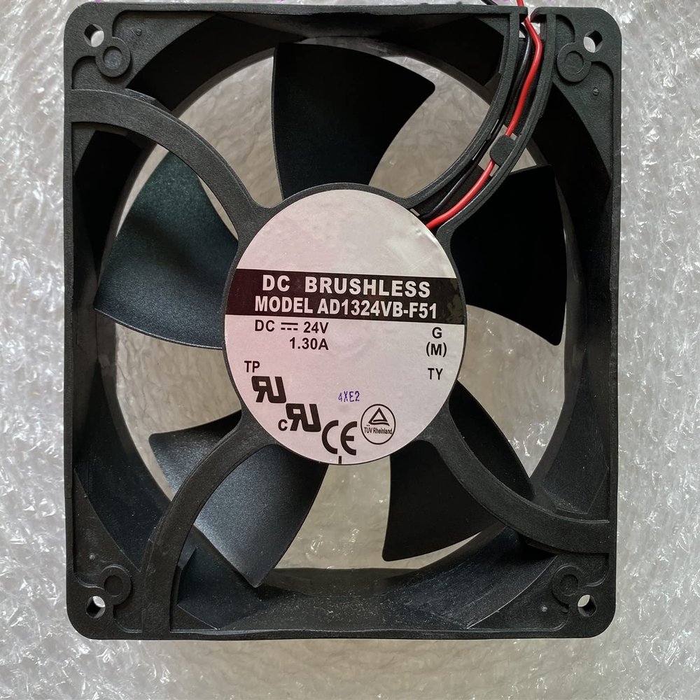 DC24V 1.30A AD1324VB-F51 12038 12cm 2-Wire Inverter Cooling Fan