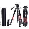 Camera Tripod, 74" Tripod for Camera Stand, Heavy Duty Tripod with Travel Bag for Projectors, Lasers, DSLR, Webcam, Aluminum Phone Tripod for Video Recording Photo Vlogging(Red) view 1