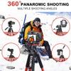 Camera Tripod, 74" Tripod for Camera Stand, Heavy Duty Tripod with Travel Bag for Projectors, Lasers, DSLR, Webcam, Aluminum Phone Tripod for Video Recording Photo Vlogging(Red) view 2