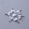 GSHLLO 300 Pcs 6mm Flat Cable Mounting Clips Electric Wire Wall Staples Single Cord Clamp Tacks with Steel Nails for Cable Management view 3
