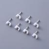 GSHLLO 300 Pcs 6mm Flat Cable Mounting Clips Electric Wire Wall Staples Single Cord Clamp Tacks with Steel Nails for Cable Management view 4