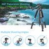 74 Inch Heavy Duty Tripod Stand for Cameras, Cell Phones, Projectors, Webcams, Spotting Scopes - Complete Unit for Canon, Nikon, Sony - Perfect for Phone & Camera Photography(Blue) view 2