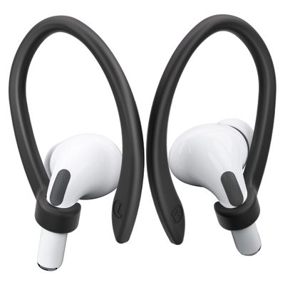 ICARERSPACE 2 Pairs AirPods Ear Hooks for AirPods Pro 2 1 AirPod 4-1, Black