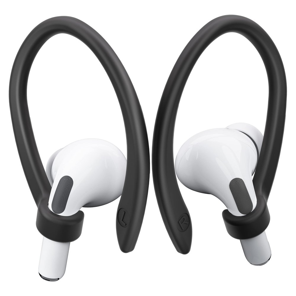 ICARERSPACE 2 Pairs AirPods Ear Hooks for AirPods Pro 2 1 AirPod 4-1, Black