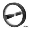 Vinyl Record Label Saver Protector with Handle,Vinyl Record Cleaning Clamp Acrylic Label Saver Record Cleaner for 7/12 Inch (Black 12 inch) view 2