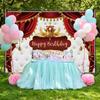 OERJU Royal Prince Birthday Backdrop Royal Red and Gold Happy Birthday Backdrop Little Baby Prince King Crown Curtain Photography Background Boy Kids 1st Bday Party Decorations Supplies 12x10ft view 4