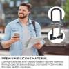 Alquar Anti-Lost Strap for Status Audio Between Pro/Status Between 3ANC Earbuds, Sports Soft Silicone Lanyard Accessories Compatible with Status Audio Between Pro/3ANC Earbuds Neck Rope Cord (Black) view 3