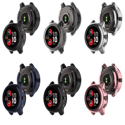 [6 Pack] KingFan Compatible for Garmin venu 2 Plus [NO Screen Protector],Soft TPU Bumper Case Protective Cover Frame Compatible for Garmin venu 2 Plus