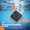 Svemei Waterproof Portable Bluetooth Speaker with 8W Big Sound, Small Wireless Speaker Subwoofer,20H Playtime, BT 5.3, Support TF Card, TWS for Bicycle, Shower Outdoor,Travel, Hiking, Party,Gift view 2