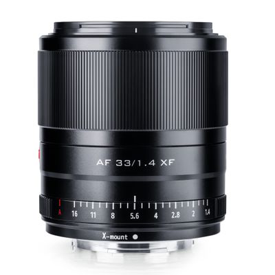VILTROX 33mm F1.4 STM XF Lens - Auto Focus Fixed Focus APS-C Portrait Lens, Compact Large Aperture for Fujifilm Fuji 33mm X-Mount Mirrorless Camera X-T3, X-H1, X20, X-T30, X-T20, X-T100, X-Pro2