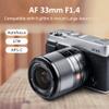 VILTROX 33mm F1.4 STM XF Lens - Auto Focus Fixed Focus APS-C Portrait Lens, Compact Large Aperture for Fujifilm Fuji 33mm X-Mount Mirrorless Camera X-T3, X-H1, X20, X-T30, X-T20, X-T100, X-Pro2 view 2
