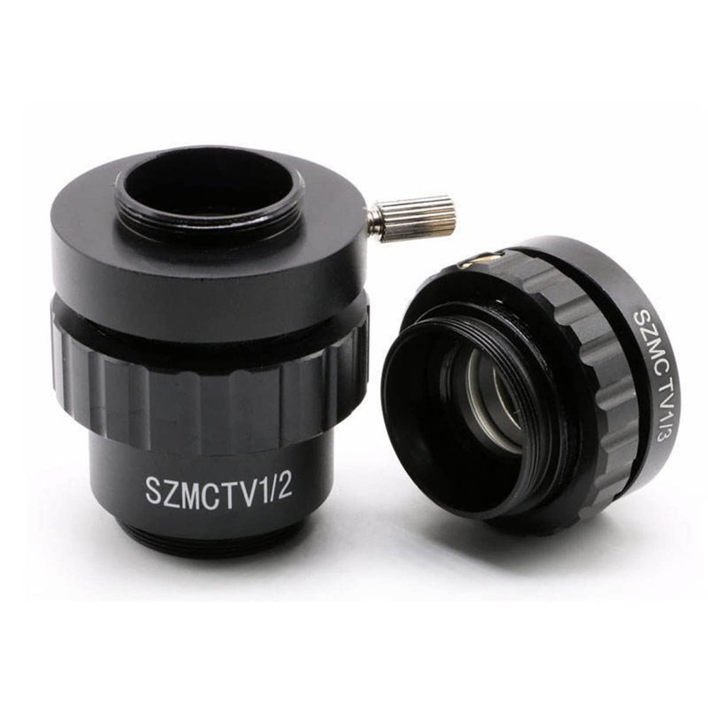 0.5X/0.3X C Mount Adapter Reduce Lens CCD Camera Interface Reduction Lens Adapter for Trinocular Stereo Microscope (Color : 0.5X Adapter)
