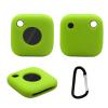 A-Focus 3 Pack Compatible with Tile Mate 2022 Case with Keychain, Flexible Silicone Anti-Scratch Shockproof Skin Cover Kit Compatible with Tile Mate 2022 Tracker (Black White Green) view 3