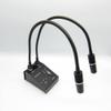 LED 6 watt Dual Gooseneck Illuminator Fit for Stereo Microscope view 2