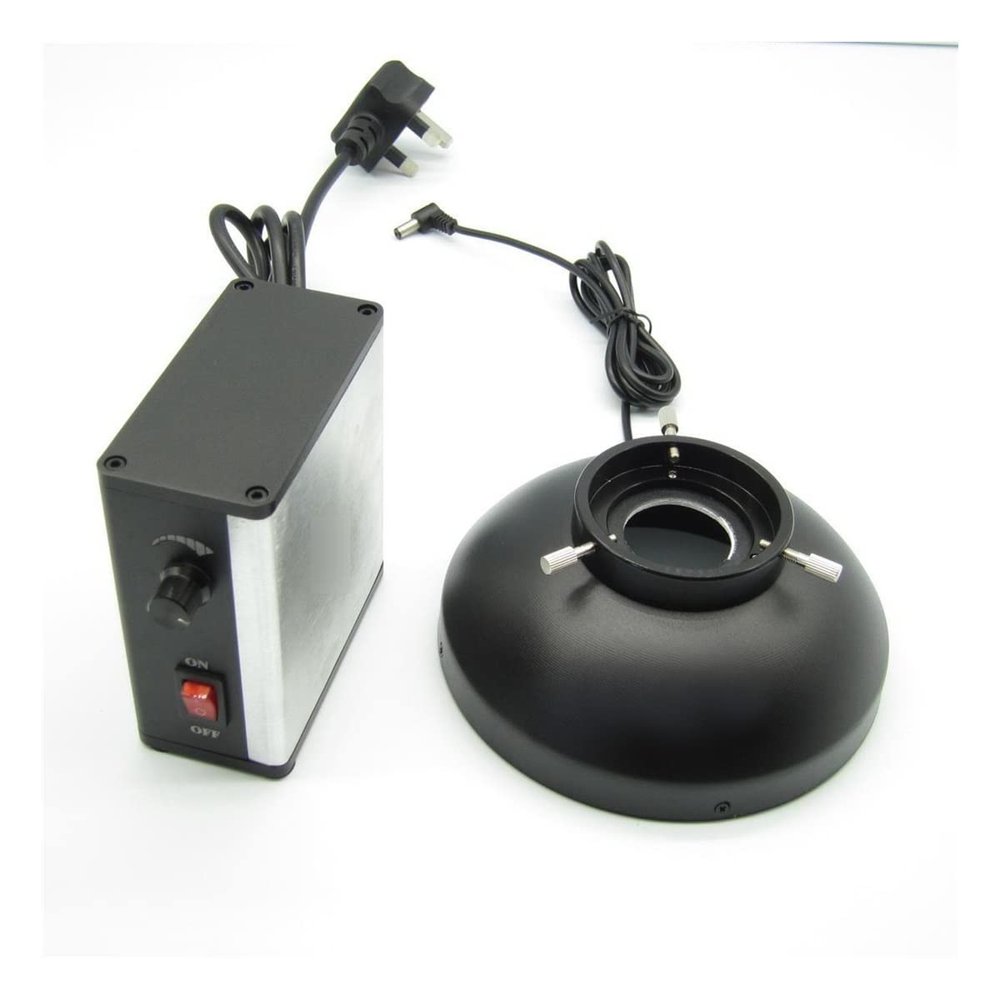 6W Brightness Adjustable U_V Free Microscope Diffused LED Dome Light