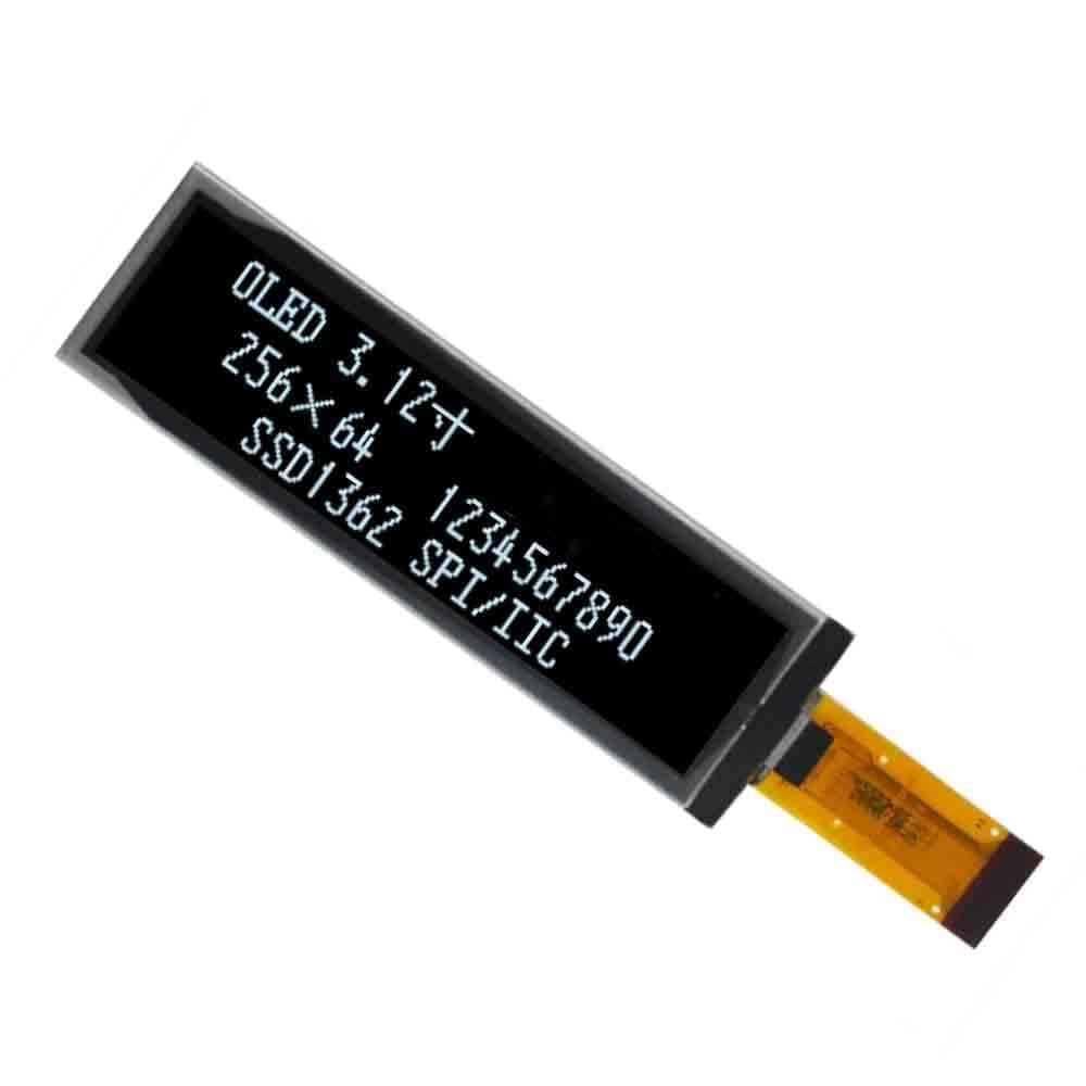 3.12 inch OLED display 256 x 64 OLED LCD screen SSD1362 24p