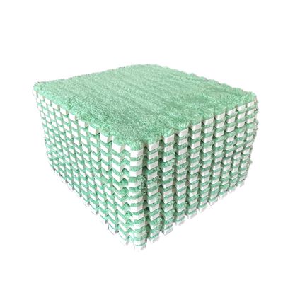easycustomerlee 12pcs Tiled Puzzle Play Mats, Mint Green