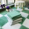 easycustomerlee 12pcs Tiled Puzzle Play Mats, Mint Green view 4