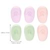 Silicone Ear Covers 3 Pairs for Salon Hairdressing Dye Protection view 2
