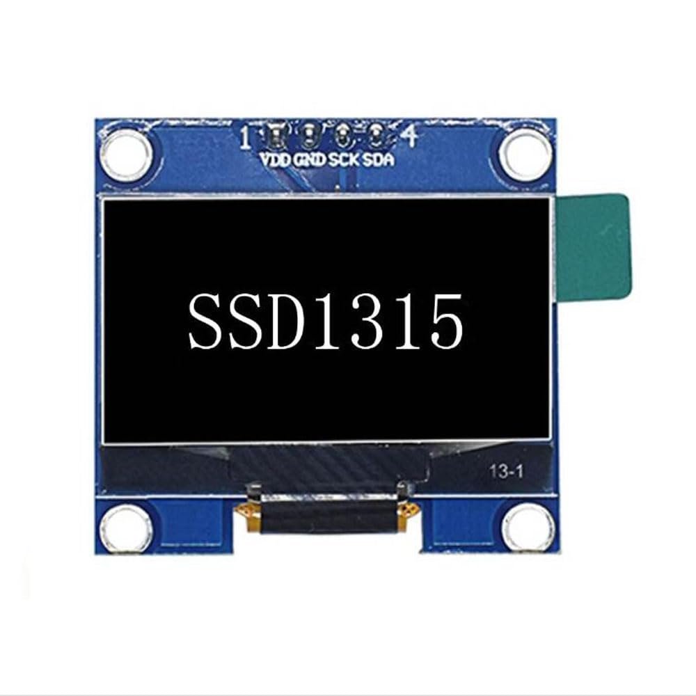 1.3 inch narrow border OLED display module IIC interface SSD1315 (white)