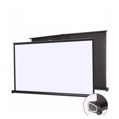 RONGQI Portable Projector Screen Outdoor, Tabletop Projection for Indoor Outdoor Travel Camping Business, Office Metting/Home Theater Movie Screens (Color : 4:3, Size : 20inch)