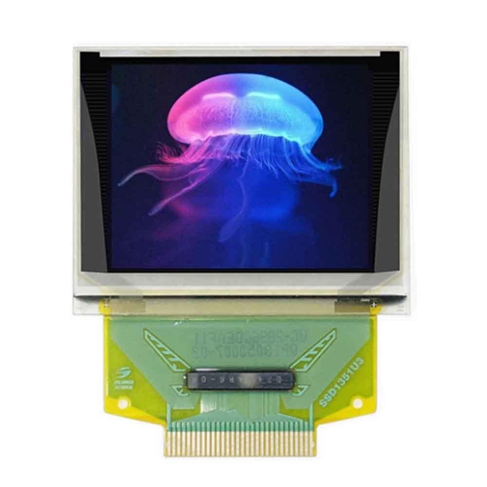 1.27 inch OLED LCD screen with 128 x 96 30-pin screen SSD1351 full view angle