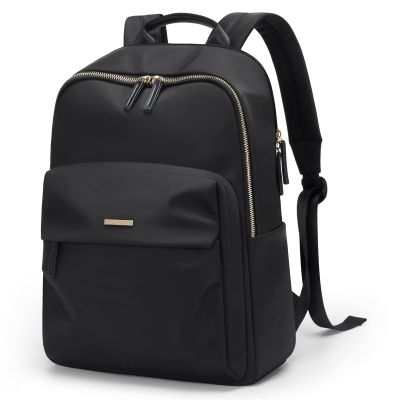 GOLF SUPAGS Laptop Backpack for Women Fits 16 Inch Notebook Casual Daypack Purse Work Travel College Bag (Black)