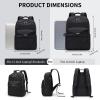 GOLF SUPAGS Laptop Backpack for Women Fits 16 Inch Notebook Casual Daypack Purse Work Travel College Bag (Black) view 4