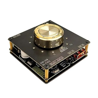 Senzooe ZK-F302 Volume Indicator Audio Amplifier Module Stereo 30 W + 30 W