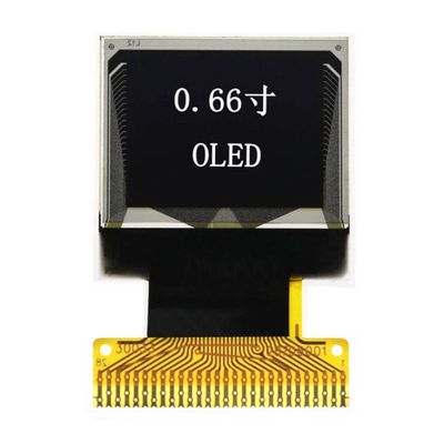 0.66 inch OLED LCD screen with monochrome full view angle