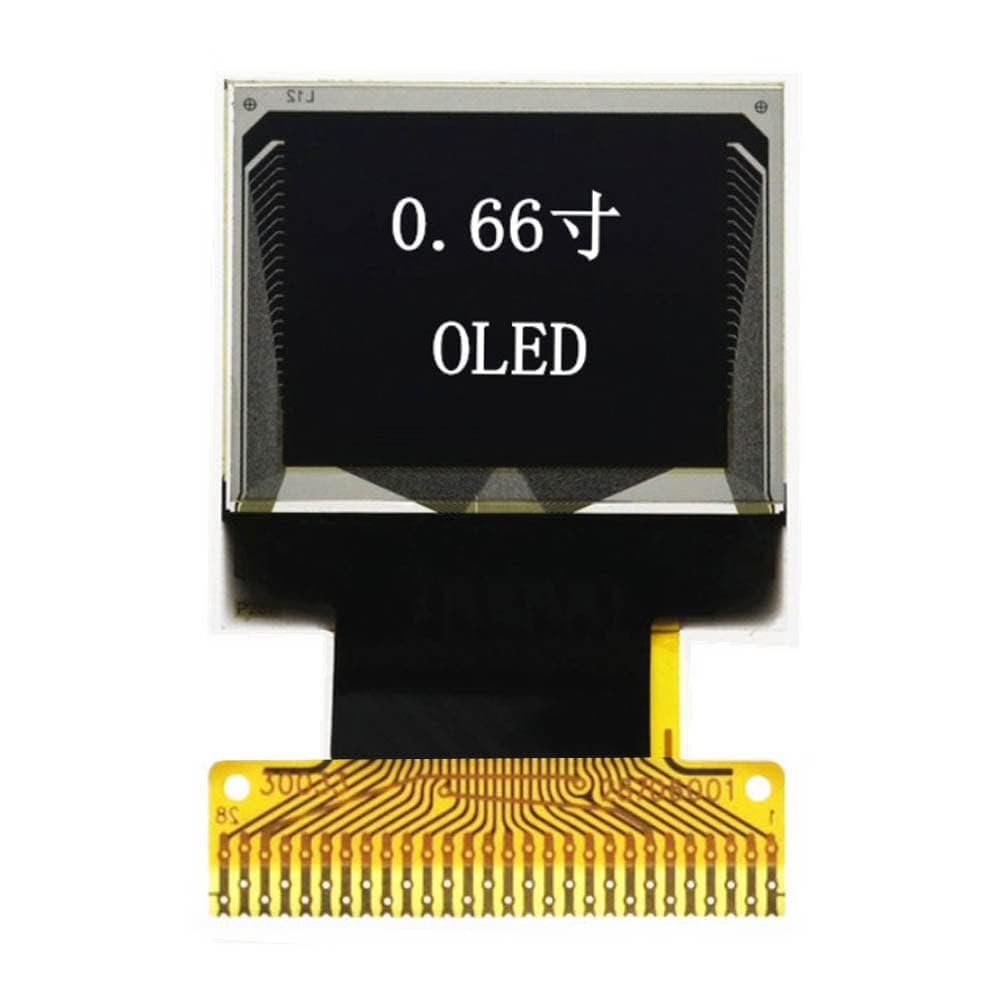 0.66 inch OLED LCD screen with monochrome full view angle