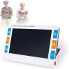 7 Inch Handheld Portable Digital Magnifier,Double Camera View Far and Near,2X~32X Zoom with 26 Color Modes for Seniors,Low Vision,Books,Pages,Magazines,Newspapers and Maps