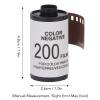Camera Color Film, 8 Sheets Photographic Paper Camera Color Photographic Printer Paper Film 35mm ISO200 Wide Exposure High Contrast 135 Color Film for Photography view 4
