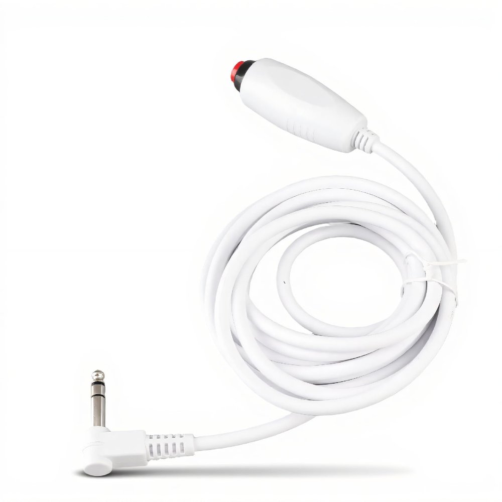 Universal Replacement Nurse Call Cord, Push Button Cable with Clip and Waterproof Handle, for Nurse Station Patient Bed and Emergency Alert System