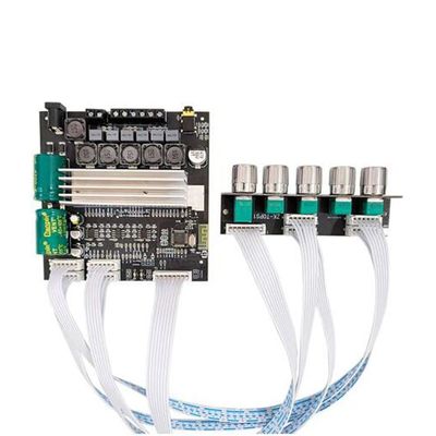 ZK-TB22P 2.1 channel audio amplifier board module potentiometer (connected)