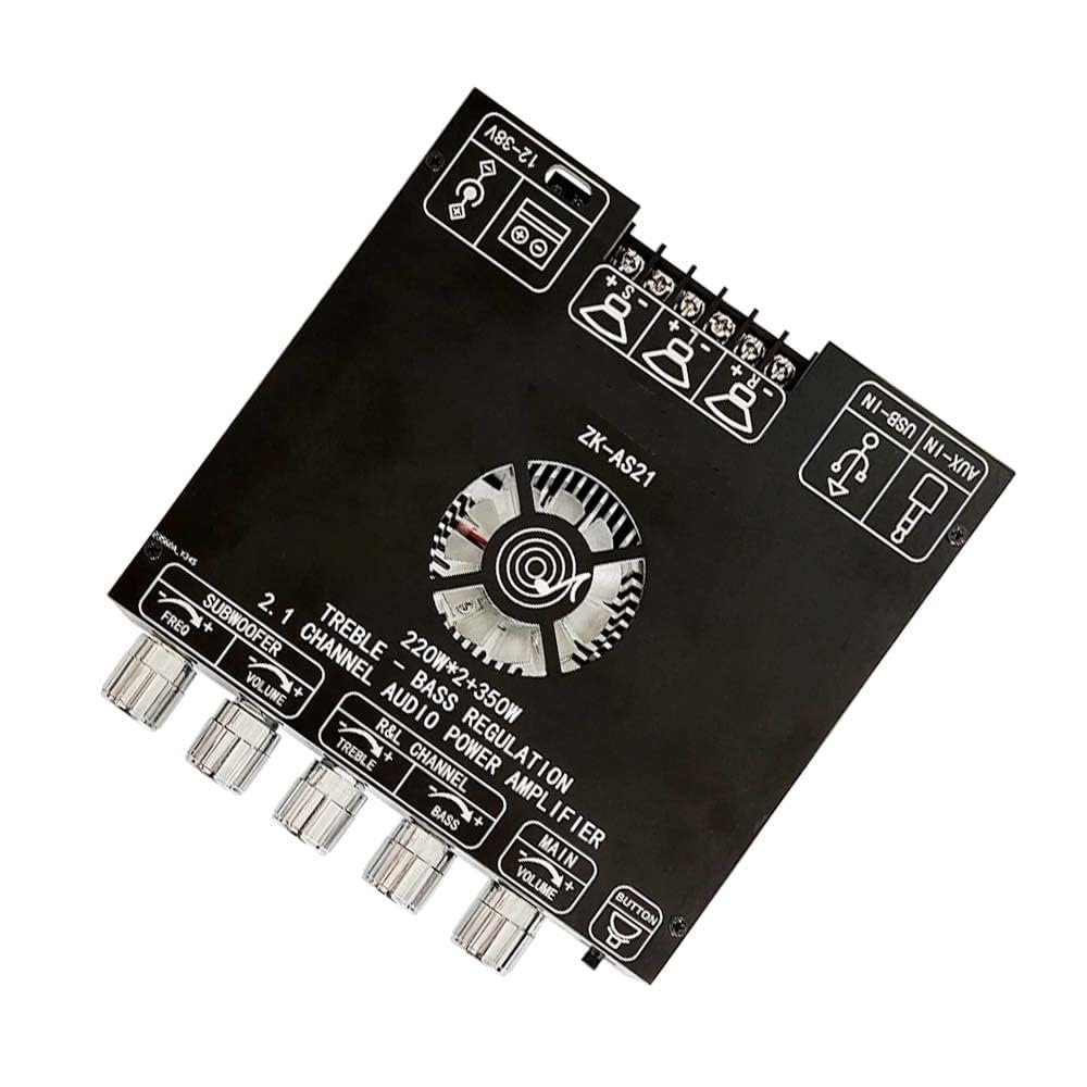 ZK-AS21 2.1 channel TPA3255 digital amplifier board module subwoofer 220 W x 2 + 350 W