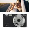 16X Digital Zoom Camera for Travel Photography, 4K 44MP, Shock Proof Plastic Housing, 2.8in Screen (Black) view 4